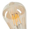 E27 Lot de 2 LED 6 watts 2200 kelvins 650 lumens Ambre, Laiton, 1 lumière