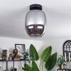 Plafonnier - Verre Apedo Fumé, 1 lumière