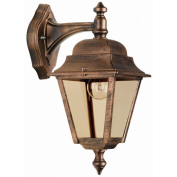 Applique murale LCD Lennestadt Cuivre, 1 lumière