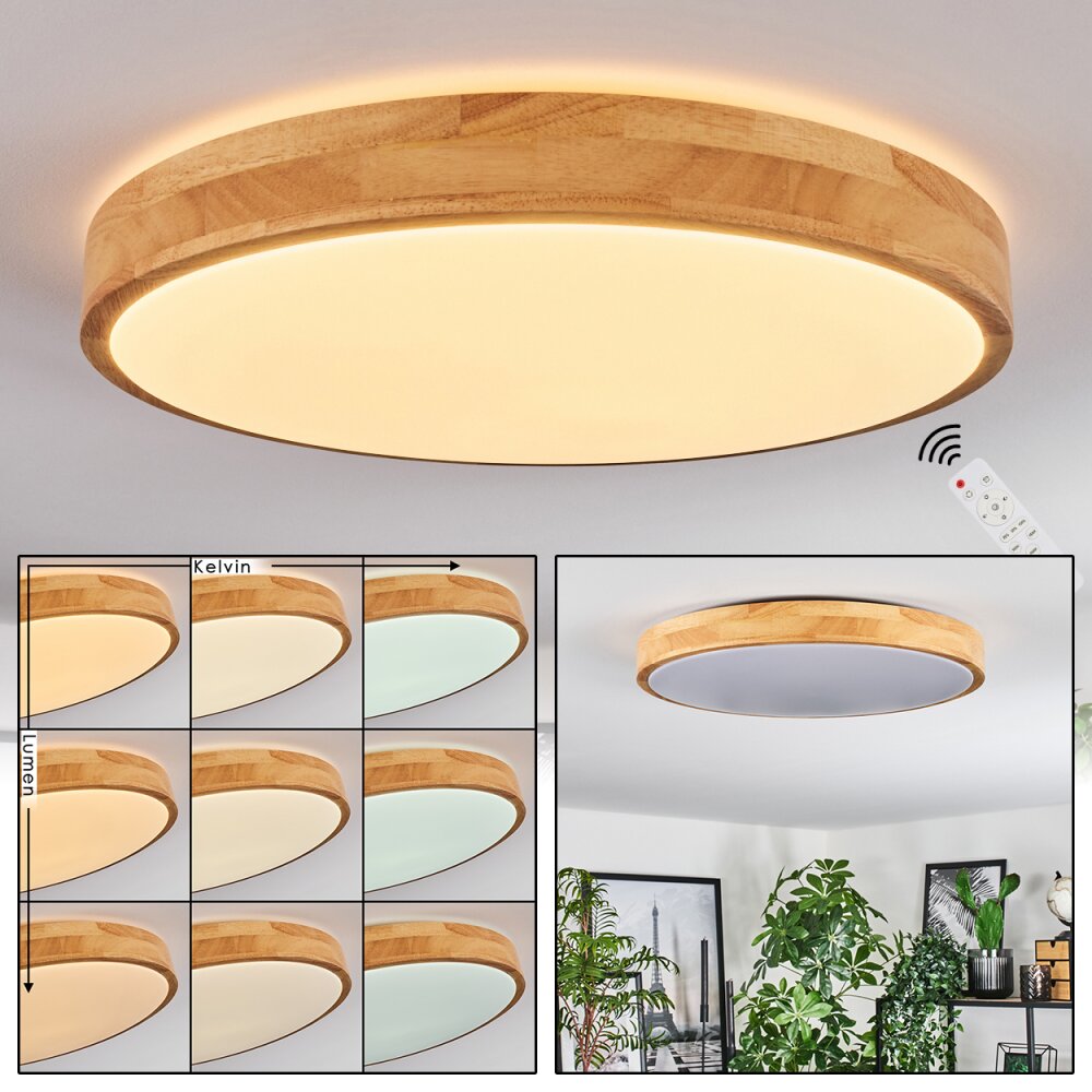 Plafonnier Sofo LED Blanc, 1 lumière, Télécommandes main product photo