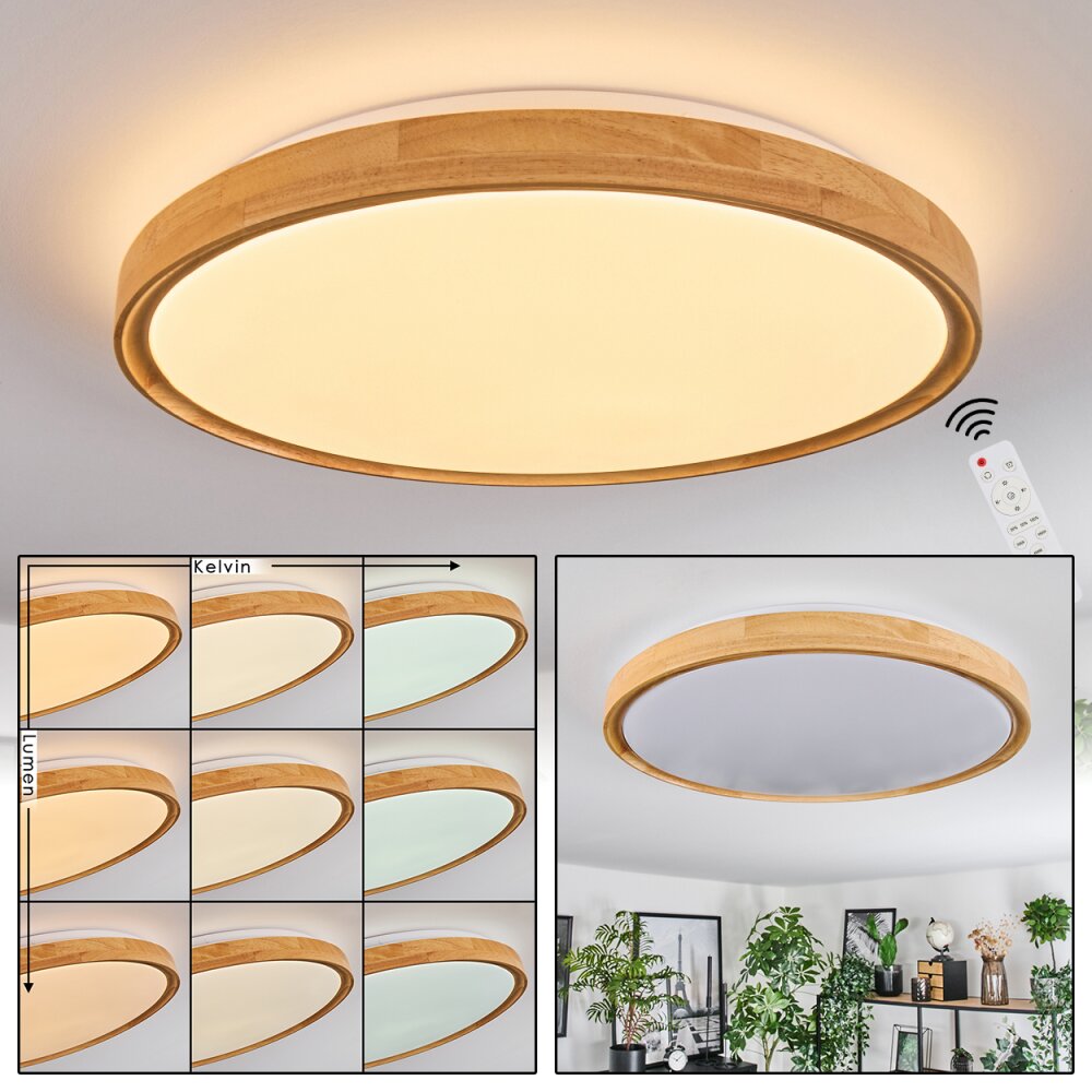 Plafonnier Sofo LED Blanc, 1 lumière, Télécommandes main product photo