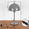 Lampe de table Kaitulai Gris, 1 lumière
