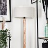 Lampadaire Saladillo Écru, Noir, 1 lumière