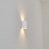 Applique murale d'extérieur Tamarin LED Blanc, 1 lumière