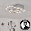 Plafonnier Buren LED Nickel mat, 1 lumière