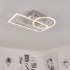 Plafonnier Buren LED Nickel mat, 1 lumière