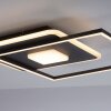 Plafonnier Leuchten-Direkt DOMINO LED Noir, 1 lumière
