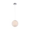 Suspension Paul-Neuhaus BOLO LED Argenté, 1 lumière