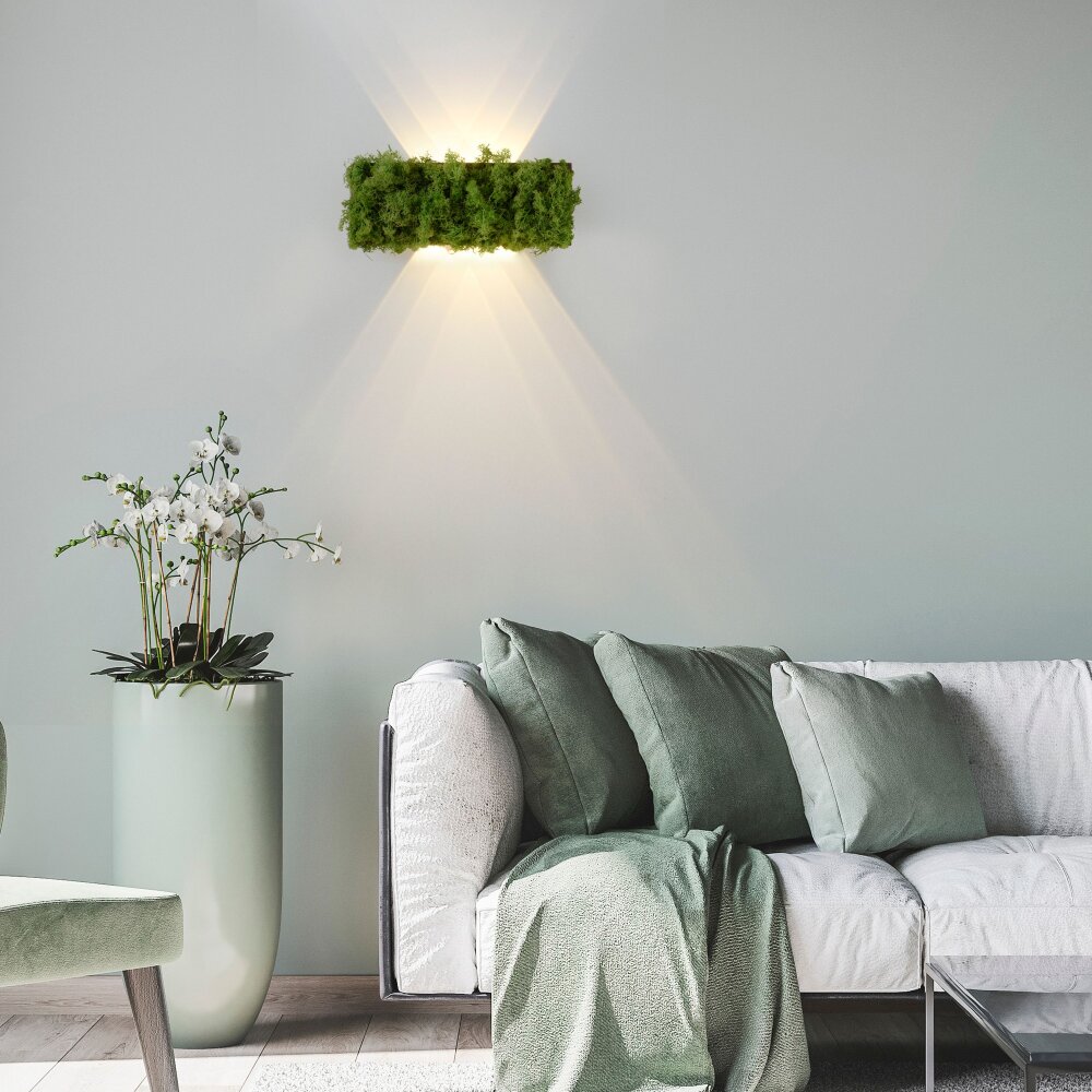Applique murale Leuchten-Direkt GREEN CARLO LED Argenté, 6 lumières main product photo