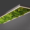 Plafonnier Leuchten-Direkt GREEN KNUT LED Argenté, 1 lumière