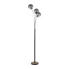 Lampadaire Leuchten-Direkt GREEN WIDOW Écru, Noir, 3 lumières