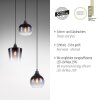 Suspension Leuchten-Direkt GREEN ZEA Écru, Noir, 8 lumières