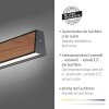 Suspension Paul-Neuhaus NANIA LED Couleur bois, Noir, 1 lumière