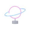 Luminaire déco Leuchten-Direkt NEON-SATURN LED Blanc, 1 lumière