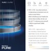 Suspension Paul-Neuhaus PURE E-CLIPSE LED Gris, 2 lumières, Télécommandes