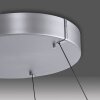 Suspension Paul-Neuhaus PURE E-CLIPSE LED Argenté, 2 lumières, Télécommandes