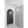 Plafonnier Lutec OVEST LED Noir, Blanc, 1 lumière