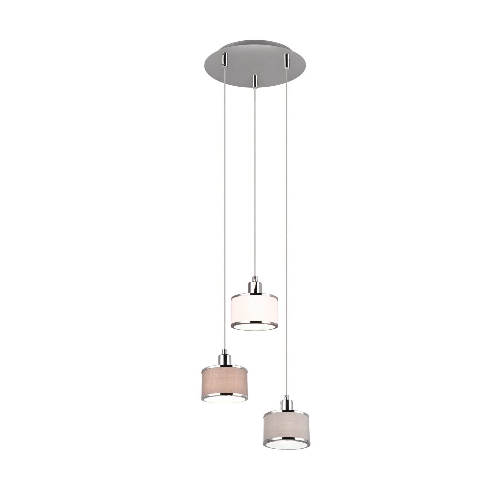 Suspension Trio KAPRUN Chrome, 3 lumières main product photo