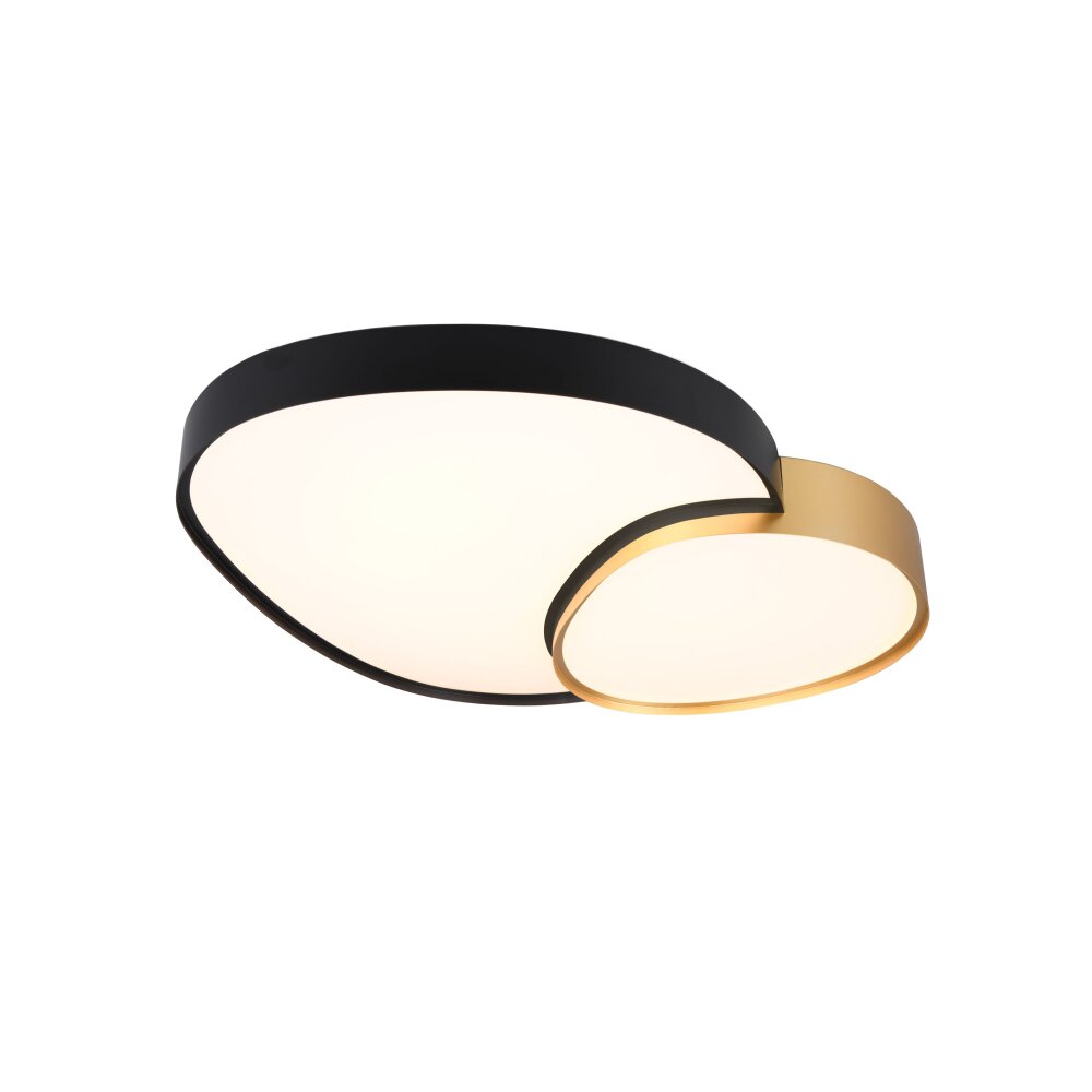 Plafonnier Trio RISE LED Noir doré, 1 lumière, Télécommandes main product photo