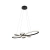 Suspension Trio FLY LED Noir, 1 lumière