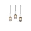 Suspension Trio TOSH Noir, 3 lumières