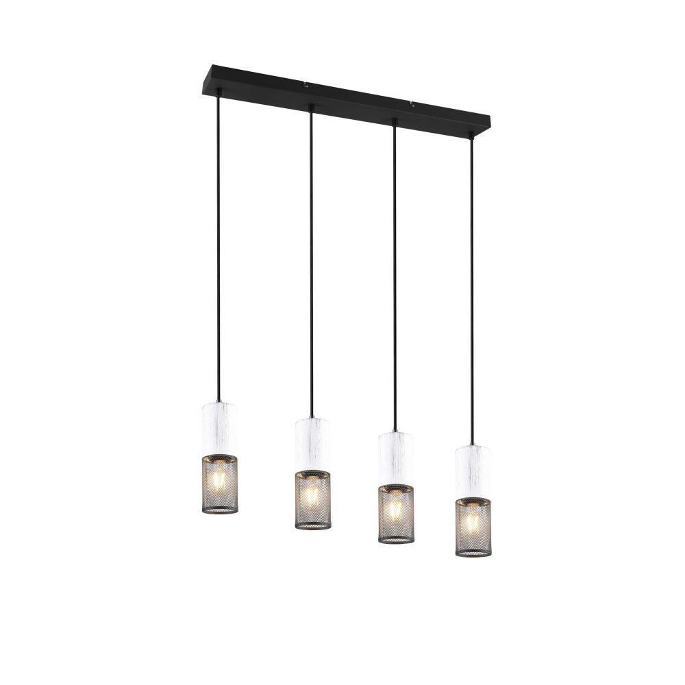Suspension Trio TOSH Noir, 4 lumières main product photo