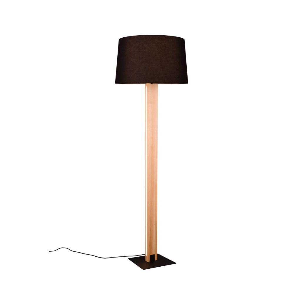 Lampadaire Trio RAHUL Noir, 2 lumières main product photo