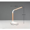 Lampe de table Trio NORRIS LED Blanc, 1 lumière