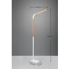 Lampadaire Trio NORRIS LED Blanc, 1 lumière