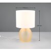 Lampe de table Trio VELA Brun doré, 1 lumière