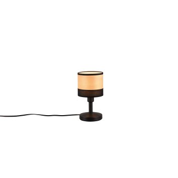 Lampe de table Reality BOLZANO Noir, 1 lumière