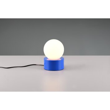 Lampe de table Reality COUNTESS Bleu, 1 lumière