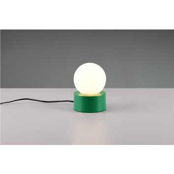 Lampe de table Reality COUNTESS Vert, 1 lumière
