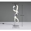 Lampe de table Reality PADUA LED Chrome, 1 lumière