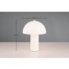 Lampe de table Reality SETA Blanc, 1 lumière