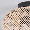 Plafonnier 30 cm Brandala Noir, 2 lumières
