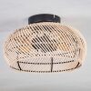 Plafonnier 30 cm Brandala Noir, 2 lumières