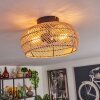 Plafonnier 30 cm Brandala Noir, 2 lumières