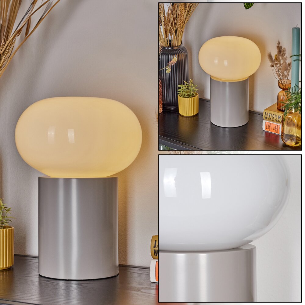 Lampe de table Godrie Taupe, 1 lumière main product photo