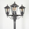 Réverbère Loria Noir, Argenté, 3 lumières