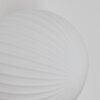 Applique murale - Verre 15 cm Chehalis Blanc, 1 lumière