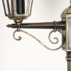 Réverbère Loria Brun, Or, Noir, 2 lumières