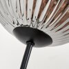 Lampadaire - Verre 15 cm Bernado Fumé, 3 lumières