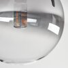 Plafonnier - Verre 10 cm, 12 cm, 15 cm Chehalis Ambre, Clair, Fumé, 10 lumières