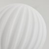 Lampadaire - Verre 10 cm Bernado Blanc, 5 lumières