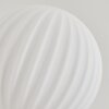 Lampadaire - Verre 12 cm Bernado Blanc, 5 lumières