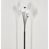 Lampadaire - Verre 12 cm Bernado Blanc, 5 lumières
