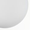 Plafonnier - Verre 10 cm, 12 cm, 15 cm Chehalis Blanc, 10 lumières