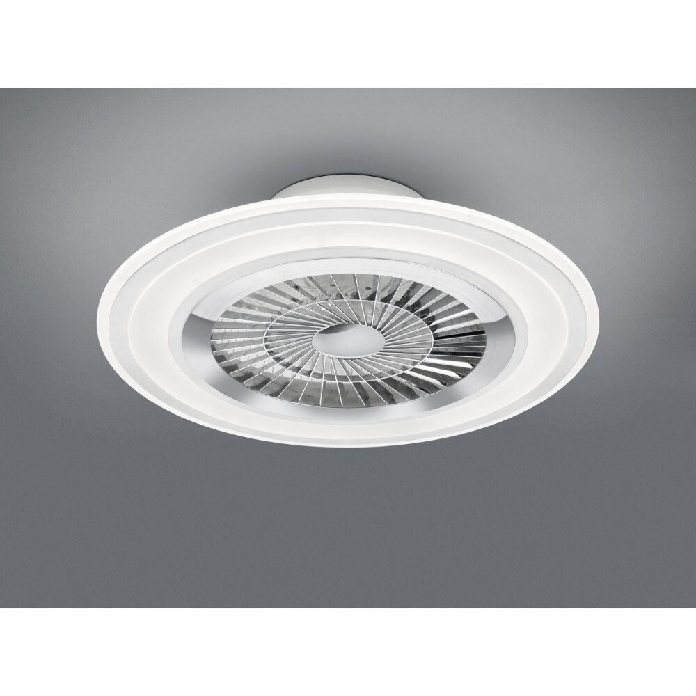 Ventilateur de plafond Reality Flaga LED Blanc, 1 lumière, Télécommandes main product photo