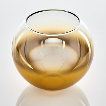 Abat-jour en verre verre de rechange 15 cm Koyoto Or, Clair